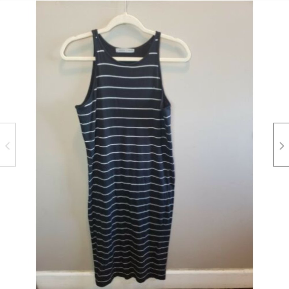 Athleta Striped Sun Kissed Midi Dress Size M